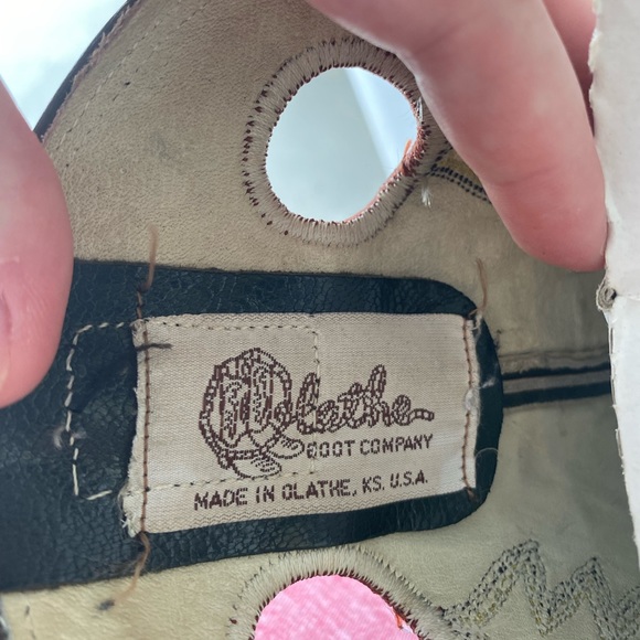 Olathe Boot Company Shoes Olathe Leather Cowboy Boots With Vibram